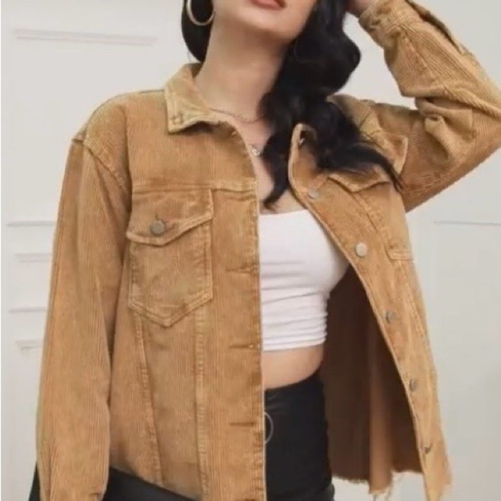 Tan Corduroy Jacket